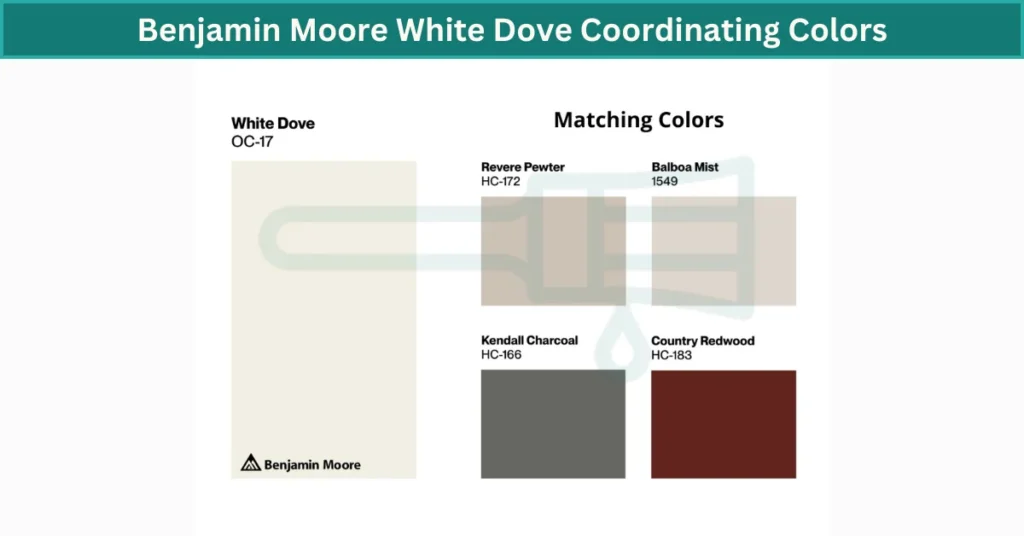 Benjamin Moore White Dove Coordinating Colors