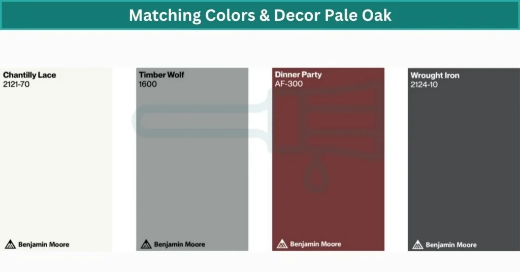Matching Colors & Decor Pale Oak