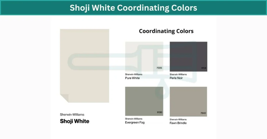 Shoji White Coordinating Colors