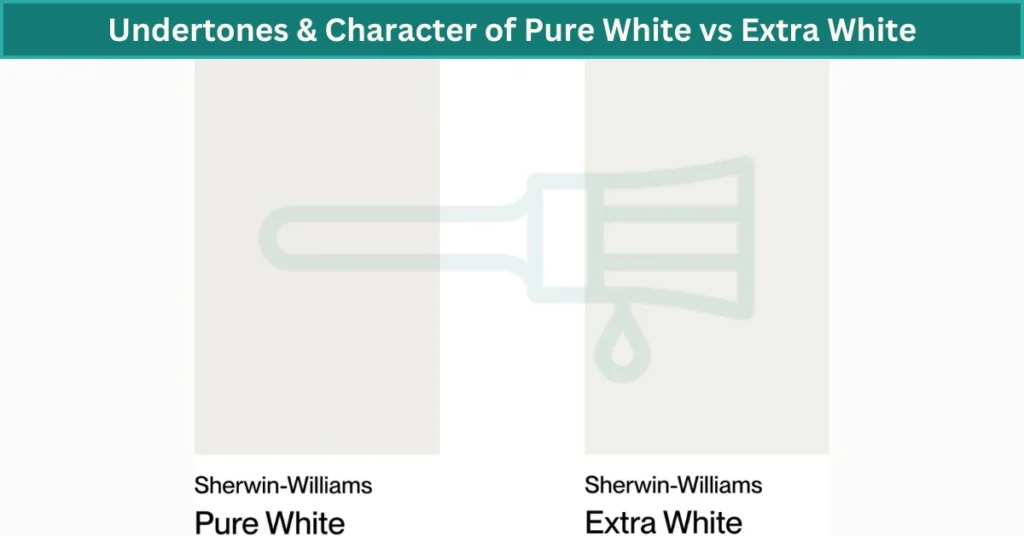 Undertones & Character of Pure White vs Extra White