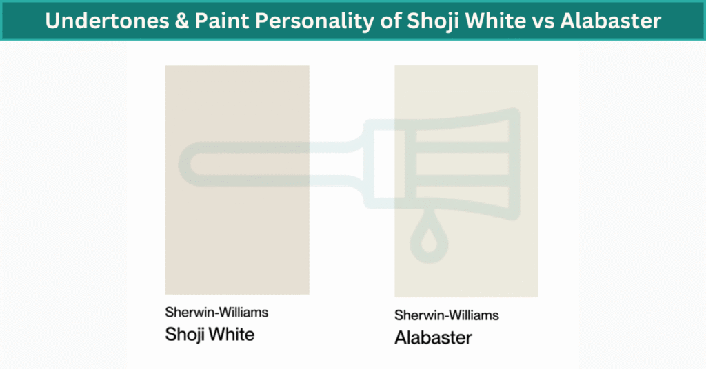 Undertones & Paint Personality of Shoji White vs Alabaster