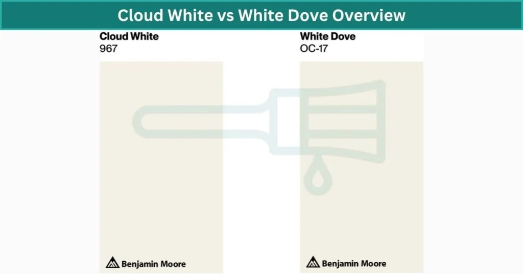 Cloud White vs White Dove Overview